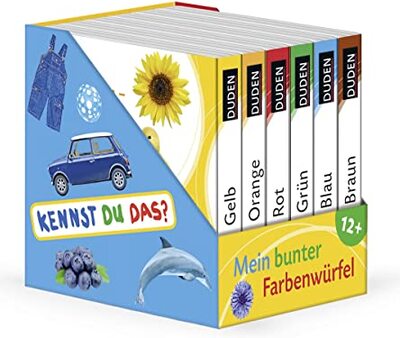 Alle Details zum Kinderbuch Duden 12+: Kennst du das? Mein bunter Farbenwürfel: 6 Mini-Bücher (Würfel) und ähnlichen Büchern