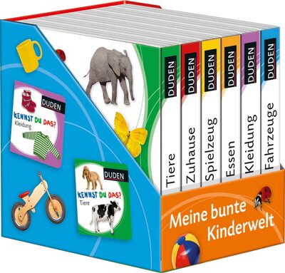 Alle Details zum Kinderbuch Duden 12+: Kennst du das? Meine bunte Kinderwelt (Würfel): 6 Mini-Bücher und ähnlichen Büchern