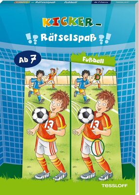 Alle Details zum Kinderbuch Kicker-Rätselspaß. Fußball: Rätseln für Kinder ab 7 Jahren und ähnlichen Büchern