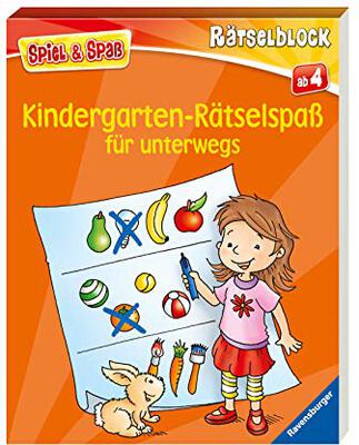 Alle Details zum Kinderbuch Kindergarten-Rätselspaß für unterwegs (Spiel & Spaß - Rätselblock) und ähnlichen Büchern