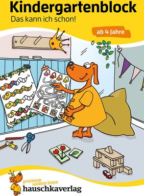 Alle Details zum Kinderbuch Kindergartenblock ab 4 Jahre - Das kann ich schon!: Bunter Rätselblock - Sinnvolle Beschäftigung die Spaß macht (Übungshefte und -blöcke für Kindergarten und Vorschule, Band 620) und ähnlichen Büchern