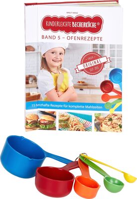 Alle Details zum Kinderbuch Kinderleichte Becherküche Band 5: Ofen-Rezepte für die ganze Familie, Kochset inklusive 5 bunten Messbechern: Backset inkl. 5-teiliges Messbecher-Set und ähnlichen Büchern