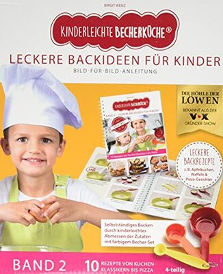 Kinderleichte Becherküche Band 2- 3 Messbecher und ein Rezeptbuch mit 10 Rezepten, Leckere Backideen für Kinder, Bekannt aus Die Höhle der Löwen: ... Backen und Kochen für Kinder ab 3 Jahren) bei Amazon bestellen