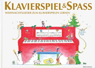 Alle Details zum Kinderbuch Klavierspiel & Spaß - Weihnachtslieder zum Klavierspielen lernen: inkl. Tastenschablone (passend für alle Klaviere/Keyboards mit normaler Tastengröße) und ähnlichen Büchern
