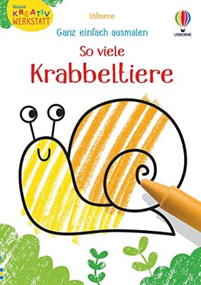Alle Details zum Kinderbuch Kleine Kreativ-Werkstatt - Ganz einfach ausmalen: So viele Krabbeltiere (Kleine-Kreativ-Werkstatt-Reihe) und ähnlichen Büchern