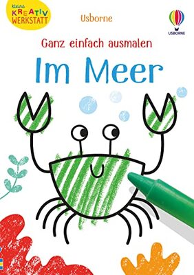 Alle Details zum Kinderbuch Kleine Kreativ-Werkstatt - Ganz einfach ausmalen: Im Meer (Kleine-Kreativ-Werkstatt-Reihe) und ähnlichen Büchern