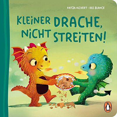 Kleiner Drache, nicht streiten!: Pappbilderbuch mit Sonderausstattung für Kinder ab 2 Jahren (Die Fantasie-Babytier-Reihe, Band 1) bei Amazon bestellen