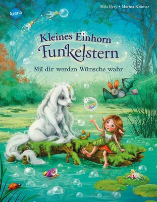 Kleines Einhorn Funkelstern. Mit dir werden Wünsche wahr: Bilderbuch mit Silberfolie auf dem Cover und auf allen Innenseiten bei Amazon bestellen