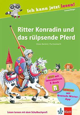 Klett Ritter Konradin und das rülpsende Pferd: Ich kann jetzt lesen! Buch mit interaktivem E-Book und App, für Leseanfänger bei Amazon bestellen