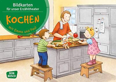 Kochen mit Emma und Paul. Kamishibai Bildkartenset.: Entdecken - Erzählen - Begreifen: Emma-und-Paul-Geschichten (Emma-und-Paul-Geschichten für unser Erzähltheater) bei Amazon bestellen