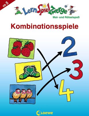 Alle Details zum Kinderbuch Kombinationsspiele: Mal- und Rätselspaß (LernSpielZwerge - Mal- und Rätselblocks): Vorschulblock mit Rätseln und Übungen ab 5 Jahre und ähnlichen Büchern