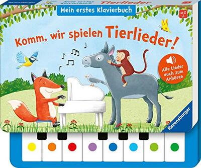 Alle Details zum Kinderbuch Komm, wir spielen Tierlieder! Mein erstes Klavierbuch: Alle Lieder auch zum Anhören und ähnlichen Büchern