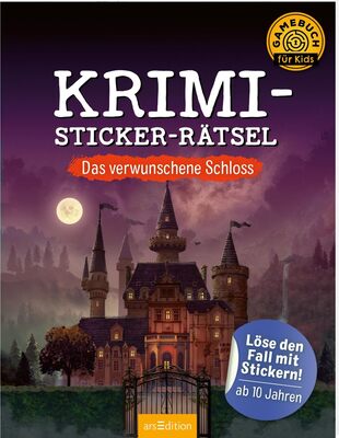 Krimi-Sticker-Rätsel – Das verwunschene Schloss: Löse den Fall mit Stickern! | Ein Escape-Heft mit Stickern für Kinder ab 10 Jahren bei Amazon bestellen