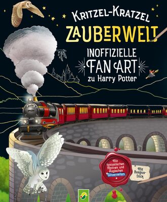 Alle Details zum Kinderbuch Kritzel-Kratzel Zauberwelt • Inoffizielle Fan Art zu Harry Potter: Mit fantastischen Motiven und magischen Glitzerseiten. Mit Bambus-Stick und ähnlichen Büchern