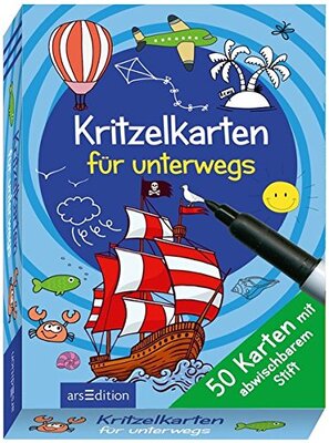 Alle Details zum Kinderbuch Kritzelkarten für unterwegs: Mit abwischbarem Stift und ähnlichen Büchern