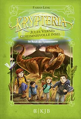 Alle Details zum Kinderbuch Krypteria – Jules Vernes geheimnisvolle Insel. Im Reich des Tyrannosaurus und ähnlichen Büchern