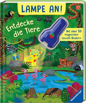 Alle Details zum Kinderbuch Lampe an! Entdecke die Tiere: Mit über 50 magischen Leucht-Bildern und ähnlichen Büchern
