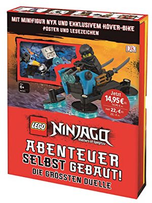Alle Details zum Kinderbuch LEGO® NINJAGO® Abenteuer selbst gebaut! Die größten Duelle: Mit Minifigur und exklusivem LEGO® Modell, Poster und Lesezeichen und ähnlichen Büchern