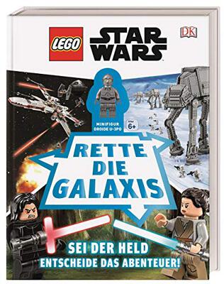 Alle Details zum Kinderbuch LEGO® Star Wars™ Rette die Galaxis: Mit U-3PO Minifigur. Sei der Held. Entscheide das Abenteuer! und ähnlichen Büchern