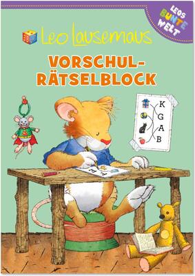 Alle Details zum Kinderbuch Leo Lausemaus Vorschul-Rätselblock (Leos bunte Welt) und ähnlichen Büchern
