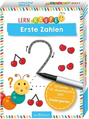 Alle Details zum Kinderbuch Lernraupe – Erste Zahlen: 50 Karten mit abwischbarem Stift | Übungsmaterial für den Kindergarten und ähnlichen Büchern