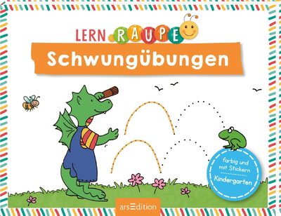 Alle Details zum Kinderbuch Lernraupe – Schwungübungen: Übungen und Rätsel für Kindergartenkinder und ähnlichen Büchern