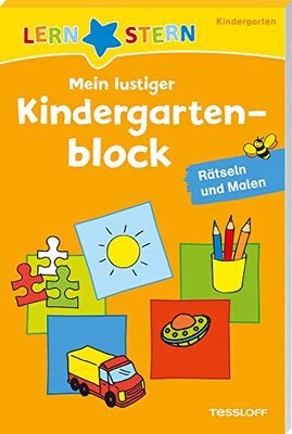 Alle Details zum Kinderbuch LERNSTERN Mein lustiger Kindergartenblock. Rätseln und Malen ab 3 Jahren und ähnlichen Büchern