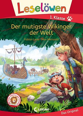 Alle Details zum Kinderbuch Leselöwen 1. Klasse - Der mutigste Wikinger der Welt: Mit Leselernschrift ABeZeh - Erstlesebuch für Kinder ab 6 Jahren und ähnlichen Büchern