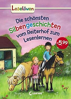 Alle Details zum Kinderbuch Leselöwen - Das Original - Die schönsten Silbengeschichten vom Reiterhof zum Lesenlernen: Erstlesebuch mit farbiger Silbentrennung für Kinder ab 6 Jahre und ähnlichen Büchern