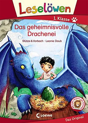 Alle Details zum Kinderbuch Leselöwen 1. Klasse - Das geheimnisvolle Drachenei: Erstlesebuch für Kinder ab 6 Jahre und ähnlichen Büchern