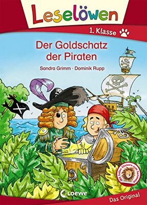 Alle Details zum Kinderbuch Leselöwen 1. Klasse - Der Goldschatz der Piraten: Kinderbuch für Piratenfans und Erstleser ab 6 Jahre und ähnlichen Büchern