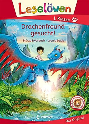 Alle Details zum Kinderbuch Leselöwen 1. Klasse - Drachenfreund gesucht!: Mit Leselernschrift ABeZeh - Erstlesebuch für Kinder ab 6 Jahren und ähnlichen Büchern
