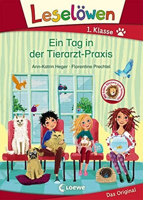Alle Details zum Kinderbuch Leselöwen 1. Klasse - Ein Tag in der Tierarzt-Praxis: Erstlesebuch für Kinder ab 6 Jahre und ähnlichen Büchern