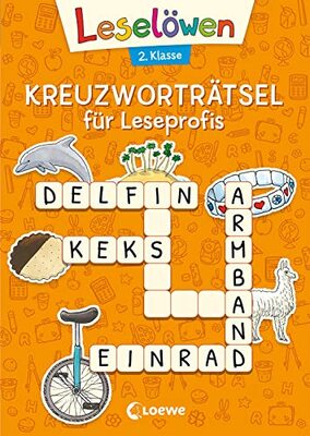 Leselöwen Kreuzworträtsel für Leseprofis - 2. Klasse (Orange) (Leselöwen Rätselwelt) bei Amazon bestellen
