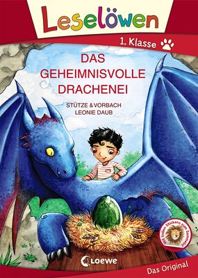 Alle Details zum Kinderbuch Leselöwen 1. Klasse - Das geheimnisvolle Drachenei (Großbuchstabenausgabe): Erstlesebuch für Kinder ab 6 Jahren und ähnlichen Büchern