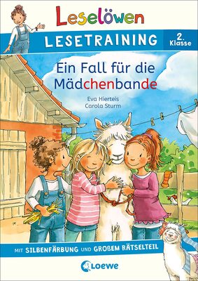 Alle Details zum Kinderbuch Leselöwen Lesetraining 2. Klasse - Ein Fall für die Mädchenbande: mit Silbenfärbung und großem Rätselteil - Erstlesebuch zum Lesenüben mit Rätseln für Kinder ab 7 Jahren und ähnlichen Büchern