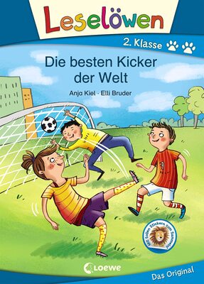 Alle Details zum Kinderbuch Leselöwen 2. Klasse - Die besten Kicker der Welt: Erstlesebuch für Kinder ab 6 Jahre und ähnlichen Büchern