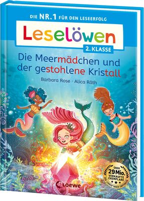 Alle Details zum Kinderbuch Leselöwen 2. Klasse - Die Meermädchen und der gestohlene Kristall: Die Nr. 1 für den Leseerfolg - Mit Leselernschrift ABeZeh - Erstlesebuch für Kinder ab 7 Jahren und ähnlichen Büchern