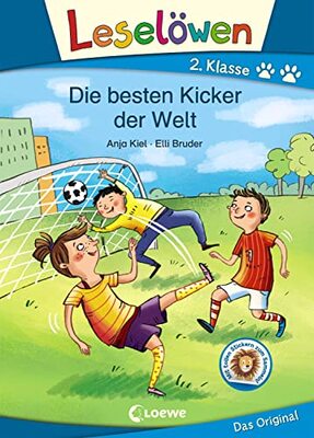 Alle Details zum Kinderbuch Leselöwen 2. Klasse - Die besten Kicker der Welt: Erstlesebuch für Kinder ab 6 Jahre und ähnlichen Büchern