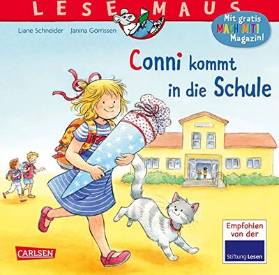 Alle Details zum Kinderbuch LESEMAUS 101: Conni kommt in die Schule: Kleines Bilderbuch für Vorschulkinder (101) und ähnlichen Büchern
