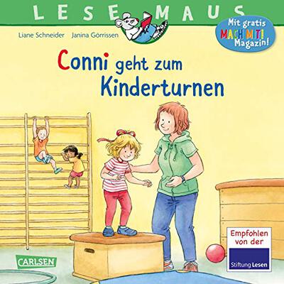 LESEMAUS 114: Conni geht zum Kinderturnen: Bilderbuchgeschichte für Kinder ab 3 zu Sport, Beweglichkeit und Motorik (114) bei Amazon bestellen