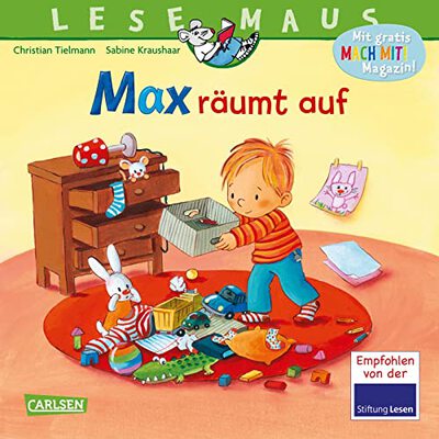 LESEMAUS 119: Max räumt auf: Ein Bilderbuch mit vielen Aufräumtipps für die ganze Familie (119) bei Amazon bestellen
