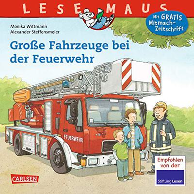 Alle Details zum Kinderbuch LESEMAUS 122: Große Fahrzeuge bei der Feuerwehr (122) und ähnlichen Büchern