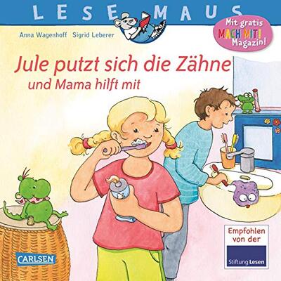 Alle Details zum Kinderbuch LESEMAUS 138: Jule putzt sich die Zähne – und Mama hilft mit: Fröhliches Bilderbuch über die richtige Zahnpflege | für Kinder ab 3 Jahren (138) und ähnlichen Büchern