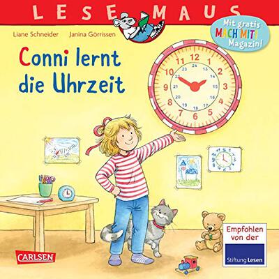 Alle Details zum Kinderbuch LESEMAUS 190: Conni lernt die Uhrzeit (190) und ähnlichen Büchern