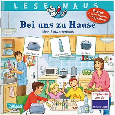 Alle Details zum Kinderbuch LESEMAUS 203: Bei uns zu Hause: Mein Bildwörterbuch (203) und ähnlichen Büchern