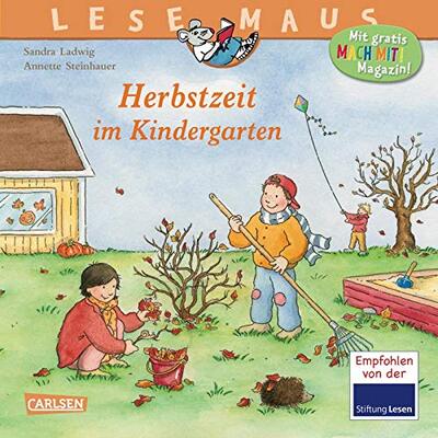 Alle Details zum Kinderbuch LESEMAUS 3: Herbstzeit im Kindergarten (3) und ähnlichen Büchern