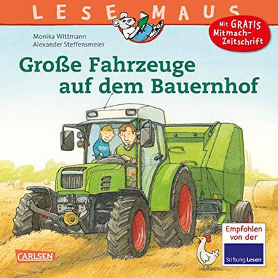 Alle Details zum Kinderbuch LESEMAUS 30: Große Fahrzeuge auf dem Bauernhof (30): Eine Geschichte und ähnlichen Büchern