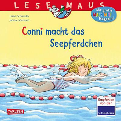 Alle Details zum Kinderbuch LESEMAUS 6: Conni macht das Seepferdchen (6): Mit Gratis Mitmach-Zeitschrift und ähnlichen Büchern