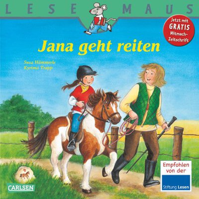 Alle Details zum Kinderbuch LESEMAUS 76: Jana geht reiten und ähnlichen Büchern